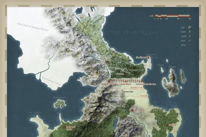 Games Of Thrones Map Of The Seven Kingdoms