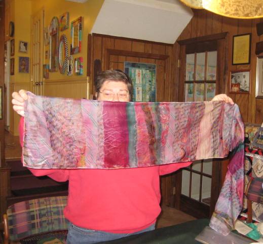 All Things Quilty and Artsy: Playing With Silk