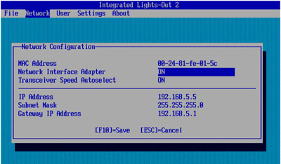 Configuring HP Integrated Lights-Out (iLO) - HP Proliant Server ...