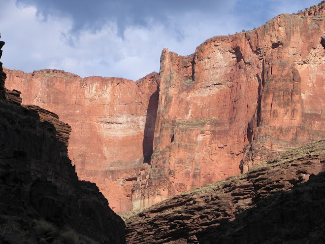 towering canyon walls