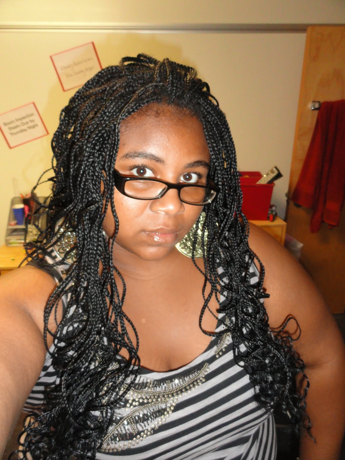 Naturalgmonet S Blog 2nd Day Curled Braids