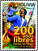 Sello postal del Bicentenario