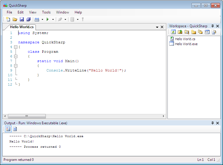 C IDE dan fiturnya (untuk programmer pemula) Geeksid