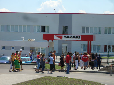 Bulgarian Workers Rolling In Yambol's Yazaki