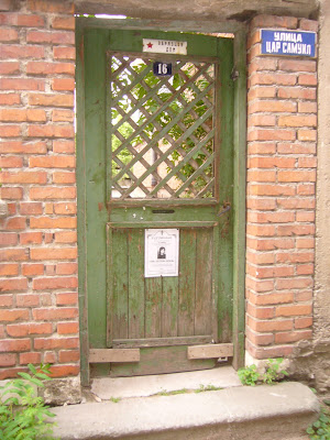 An Old Wooden Door To A Yambol Town House