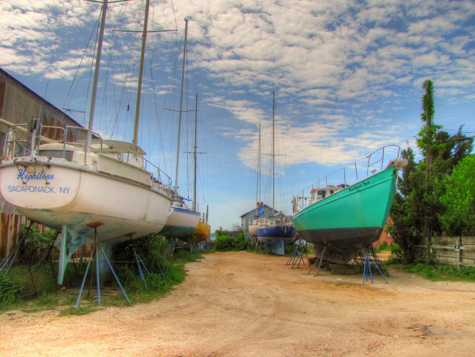 From The North Fork Long Island The Greenport Boat Yard