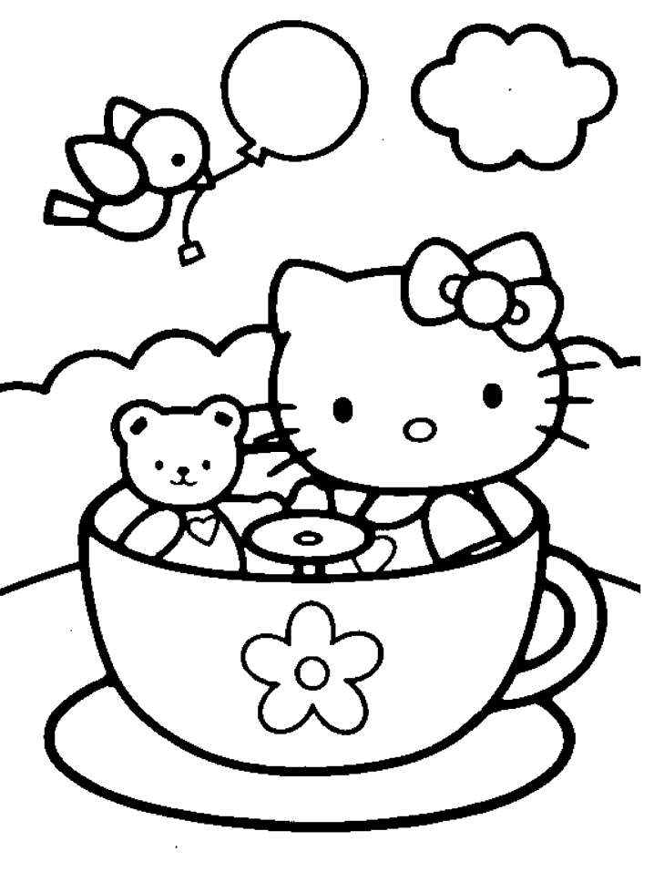 Hello Kitty Coloriage Jeux