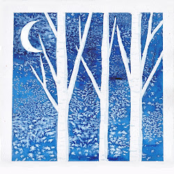 winter birch trees simple watercolor tape project salt projects masking painting tree watercolour paint snow water resist watercolors scene dark