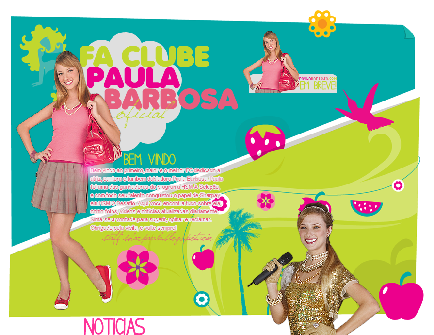 Fã Clube Paula Barbosa | Sua maior e melhor fonte sobre Paula Barbosa