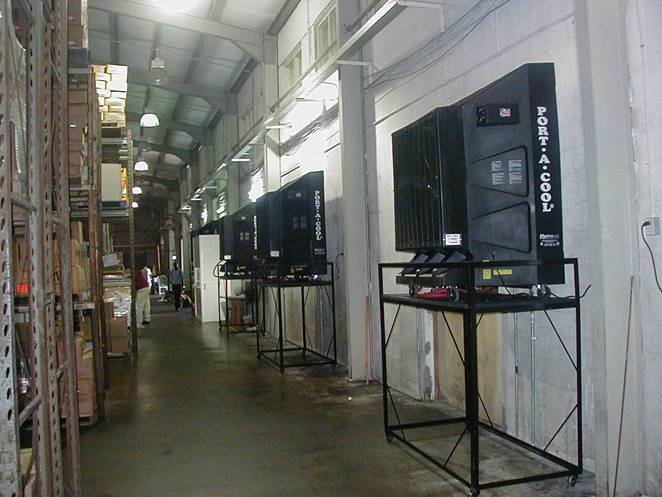Portool portable evaporative cooling: Industrial biocooler cools
