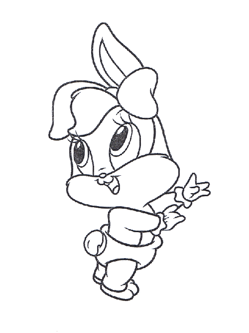 baby bunny coloring pages - photo #29