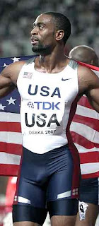 male celebs shaved • male celebs hairy • male celebs' bulges: Tyson Gay