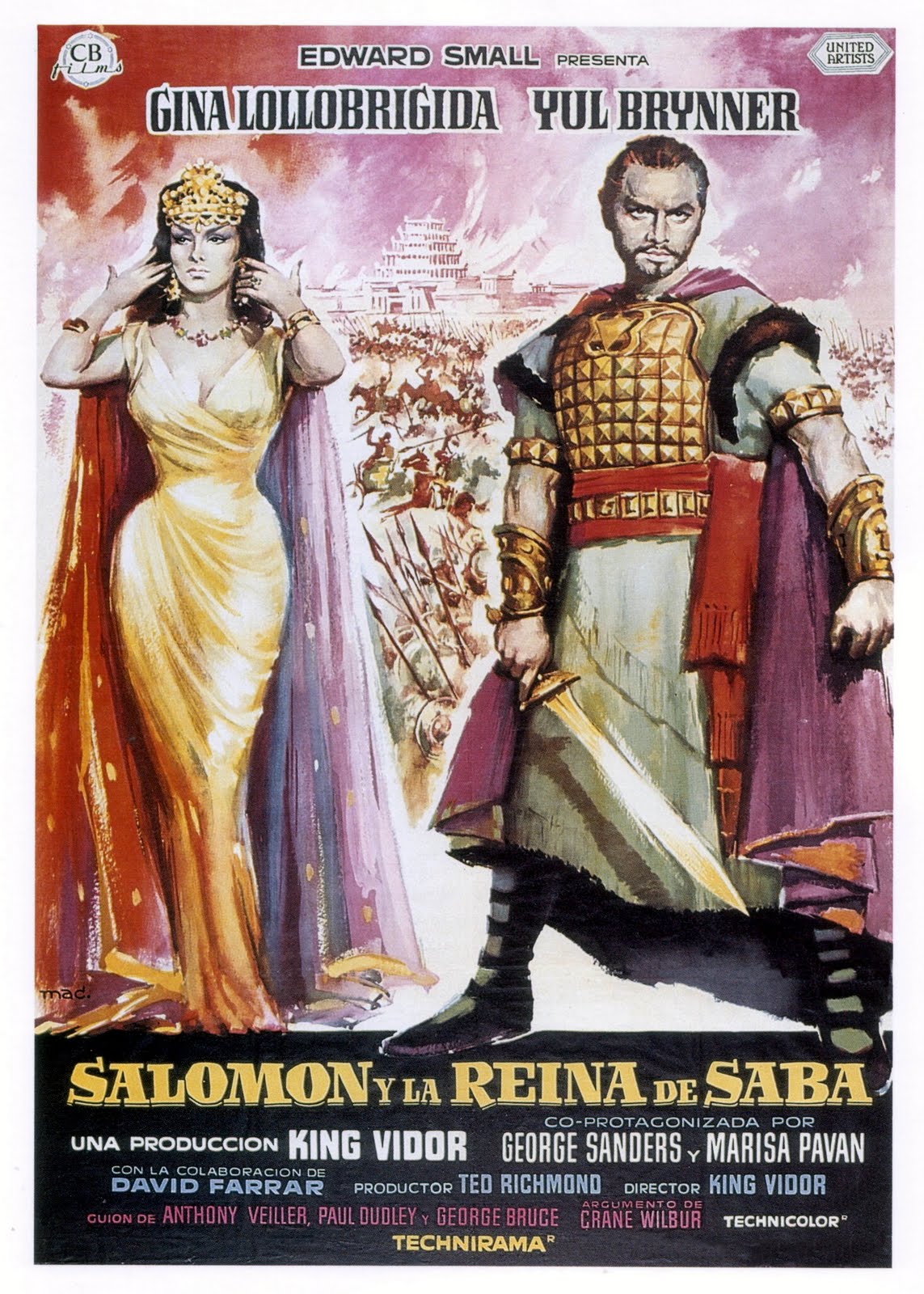 Dvd Salomon Et La Reine De Saba home cine dvd: SALOMON Y LA REINA DE SABA