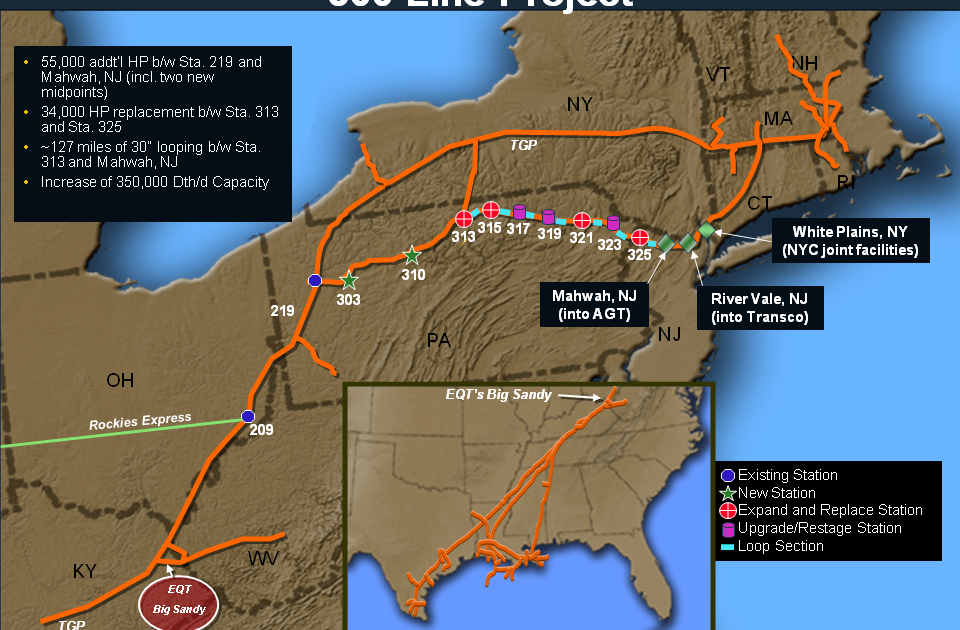 Gas Wells Are Not Our Friends: Tennessee Gas Pipeline: The 300 Line Project