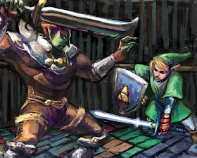 Ninjatoes' papercraft weblog: Papercraft Legend of Zelda: The Ocarina of  Time Menu Link WIP 2!