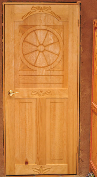 Terry Wolff's Wood Carving Information: LIVING ROOM DOOR AND ...