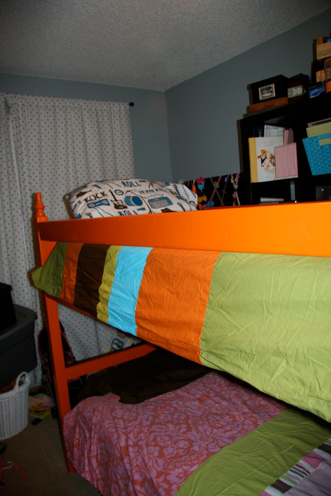 Loving Life 365 Orange Bunk Bed!
