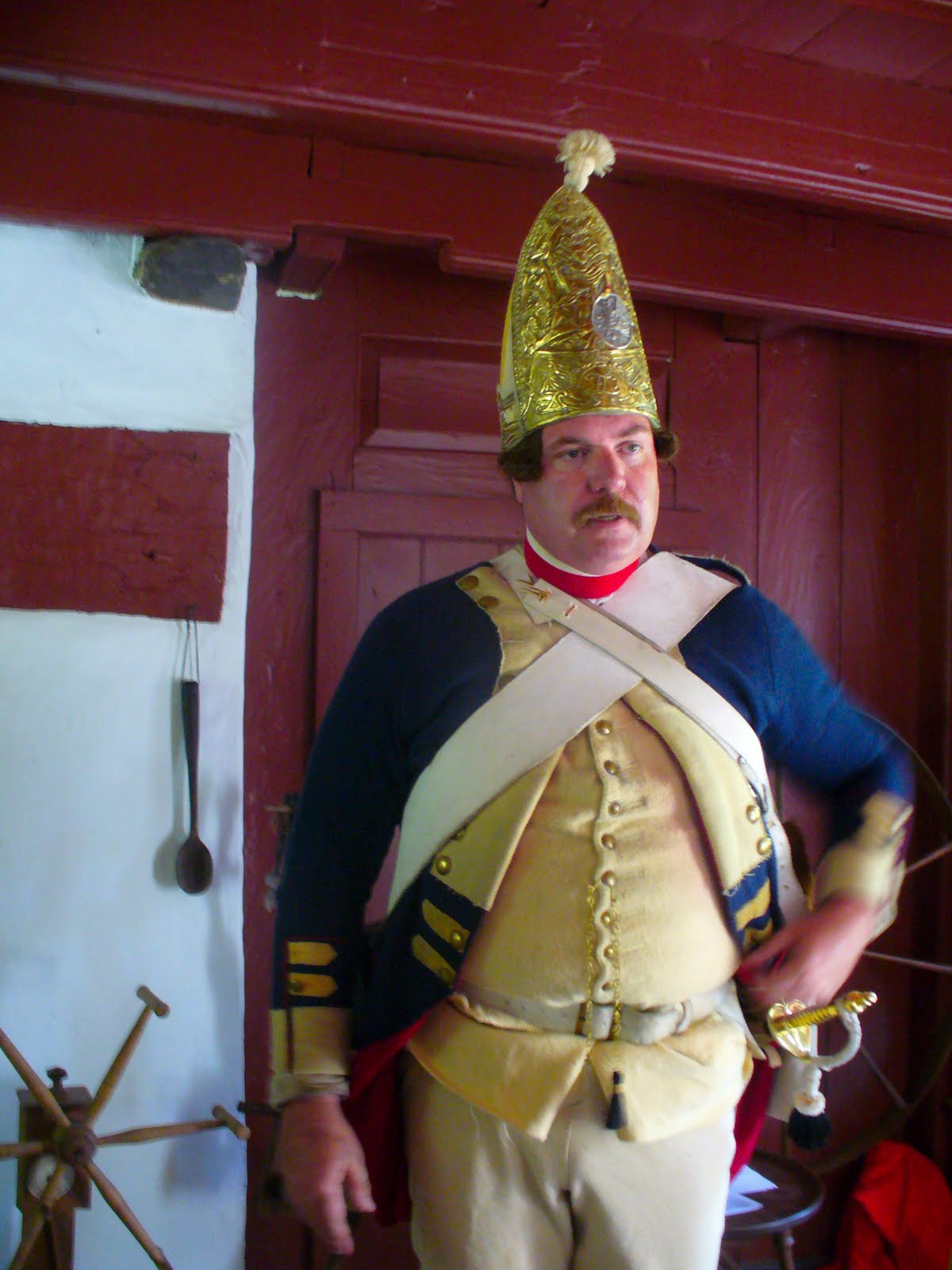 World Turn'd Upside Down Revolutionary War Reenactment at the Colonial