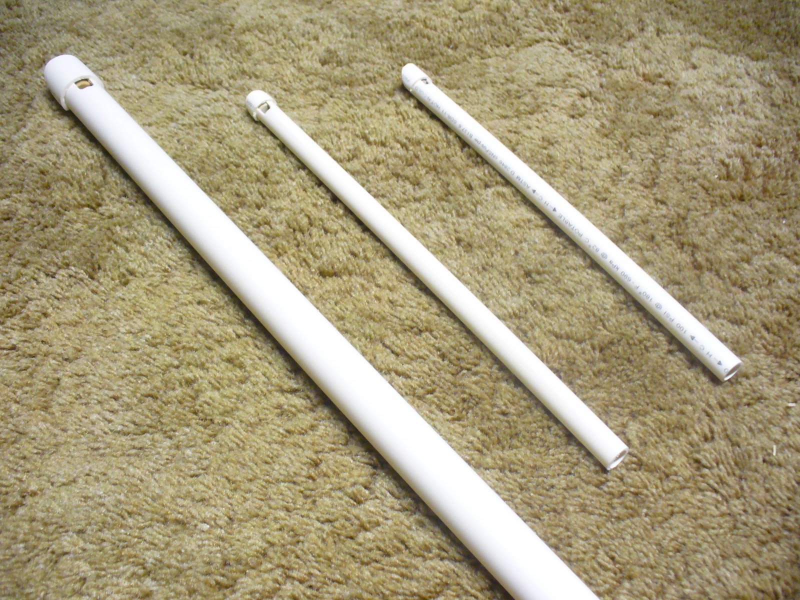 World Turn'd Upside Down Homemade Penny Whistles CPVC Tin Whistles