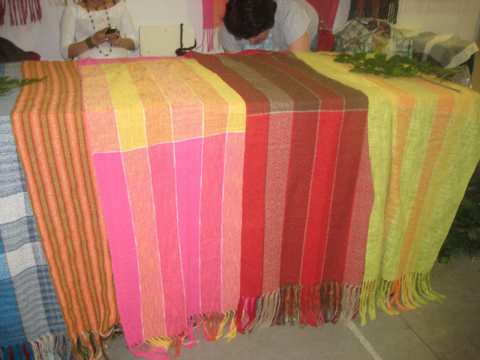 Telares teñidos con vegetales
