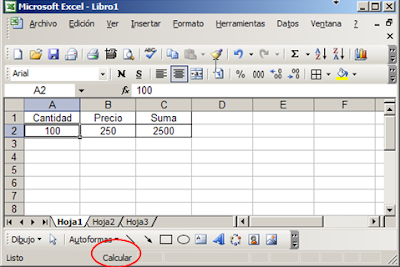 Cálculo manual y automático en Excel. ~ JLD Excel en Castellano - Usar ...