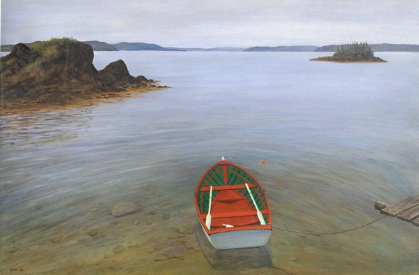 Let's Make a Painting: At the Dock by Brian Rice