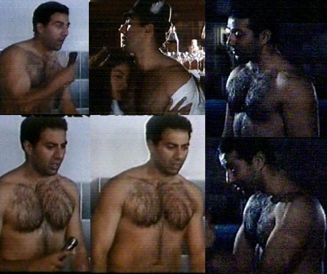 Sunny Deol topless. 