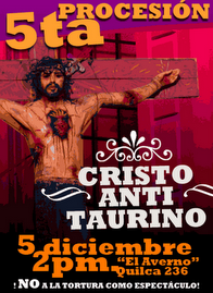 ÚNETE A LA PROCESIÓN DEL CRISTO ANTI-TAURINO