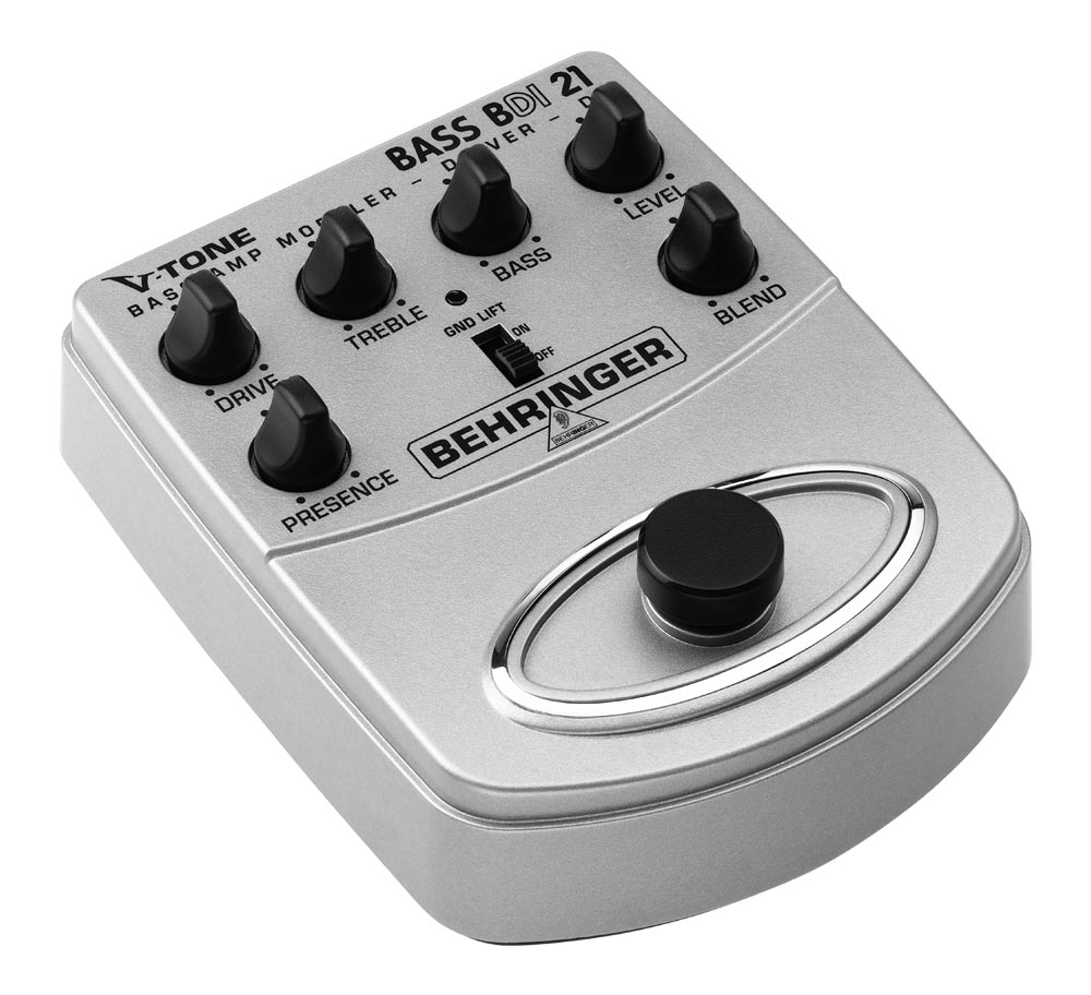BASS GUITAR AREA: Behringer V-Tone BDI21 Bass Amp Modeler Effects Pedal