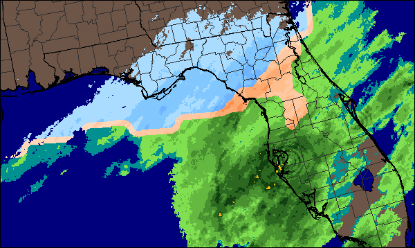 History of Snowfall Events in North - Florida Sleet Snow Radar1