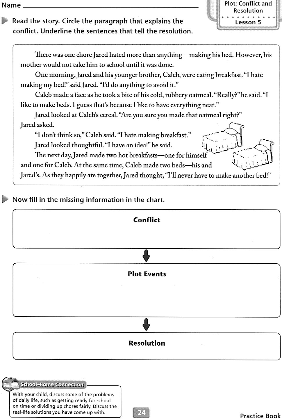 5th grade homework packet picture