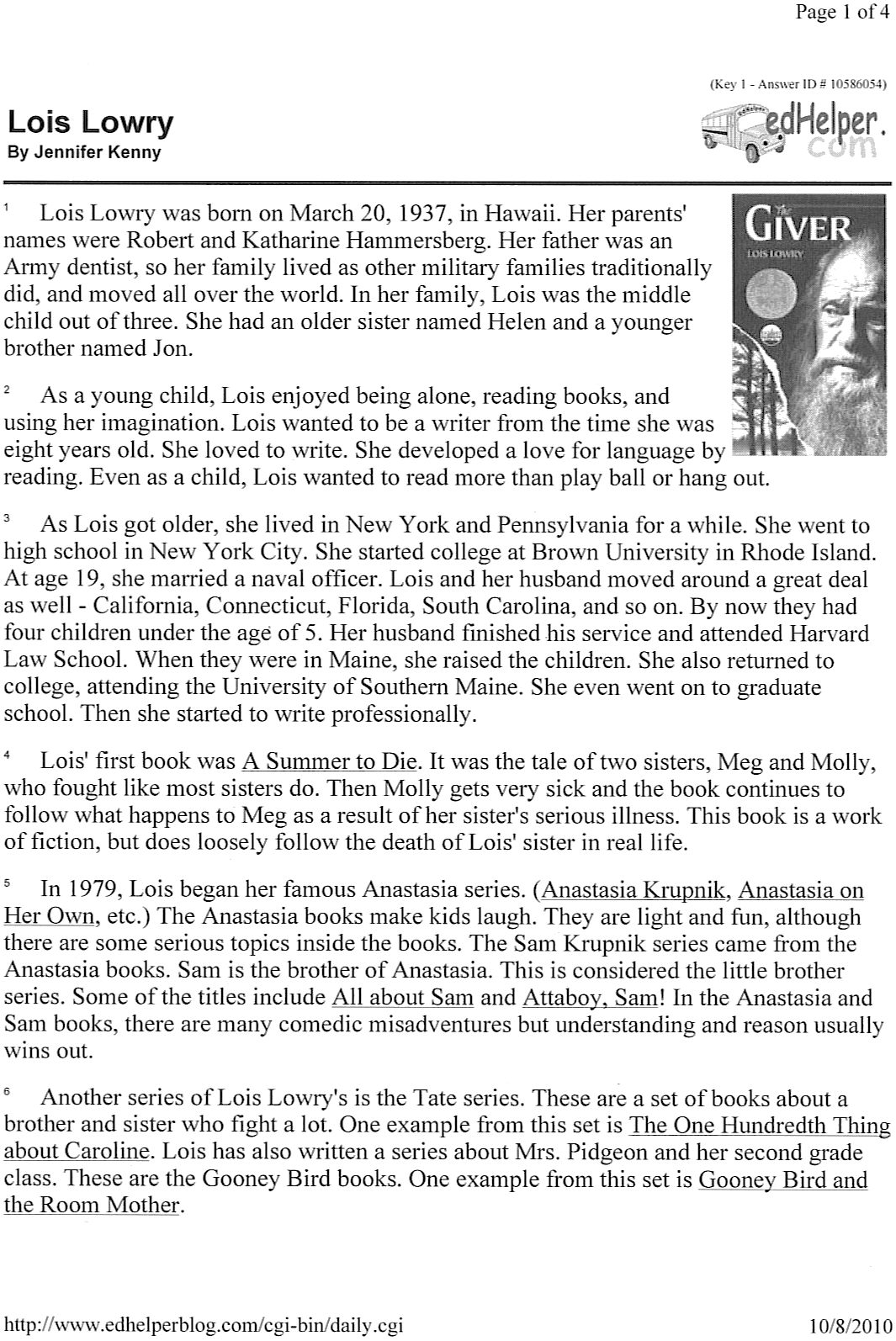 English homework for class 4th image