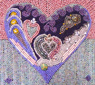 improvisational bead embroidery by Robin Atkins
