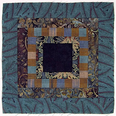 God's Eye Quilt, block 12, by Robin Atkins