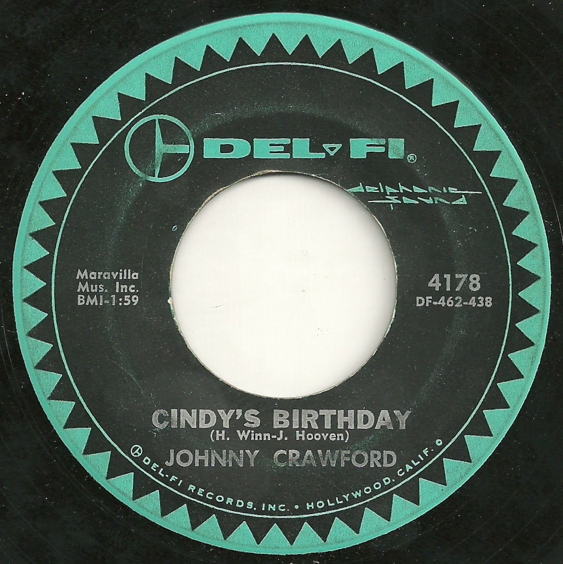 Dumpster Dive 45&rsquo;s: Johnny Crawford - Cindy&rsquo;s Birthday - Something Special