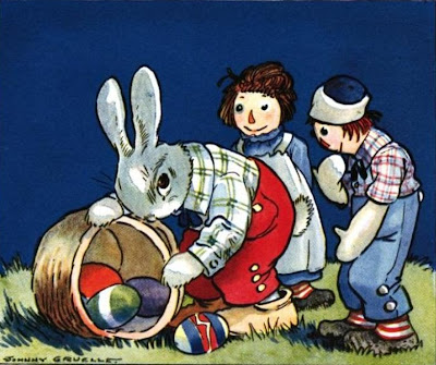 Easter Bunny with Eggs