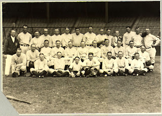 New York Yankees baseball team posed, Credit Line: Library of Congress, Prints & Photographs Division, [reproduction number, LC-USZ62-97851]