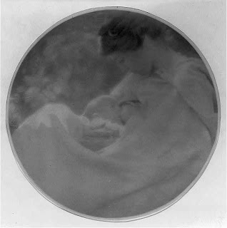 Woman (Beatrice Baxter Ruyl), in white cape, breast feeding infant (Ruth Ruyl), The Louise Imogen Guiney Collection, Library of Congress, Prints & Photographs Division.