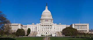 The United States Capitol Building, released into the public domain by its author, Noclip at the wikipedia project.