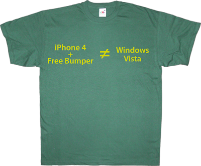 iphone 4 apple bumper vista windows antenna issue ephemeral-t-shirts t-shirt