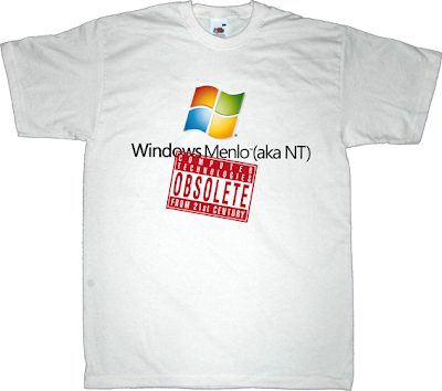 OCTFTC obsolete microsoft nt menlo t-shirt ephemeral-t-shirts