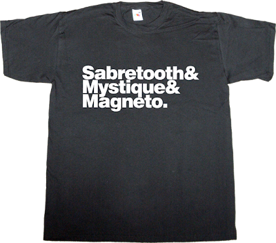x-men movie helvetica t-shirt ephemeral-t-shirts