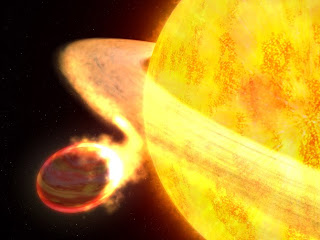 Hubble encuentra una estrella comiéndose un planeta