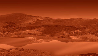 lago en la superficie de Titán