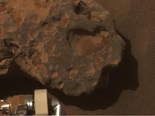 Meteorito Oileán Ruaidh en Marte