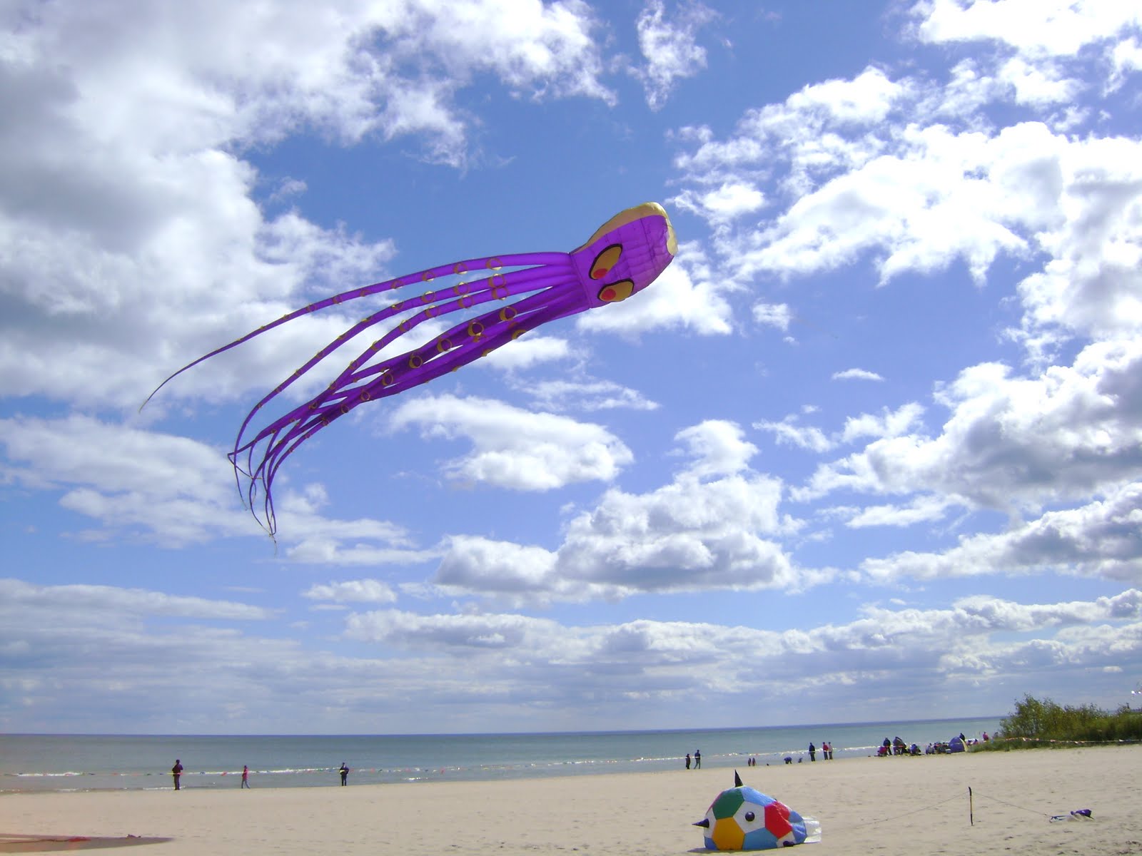 mostly me in real life Kites Over Lake Michigan