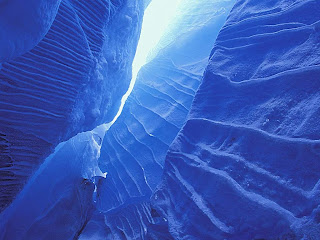 Ice Cave Glacier Alaska Nice Desktop Winter Picture