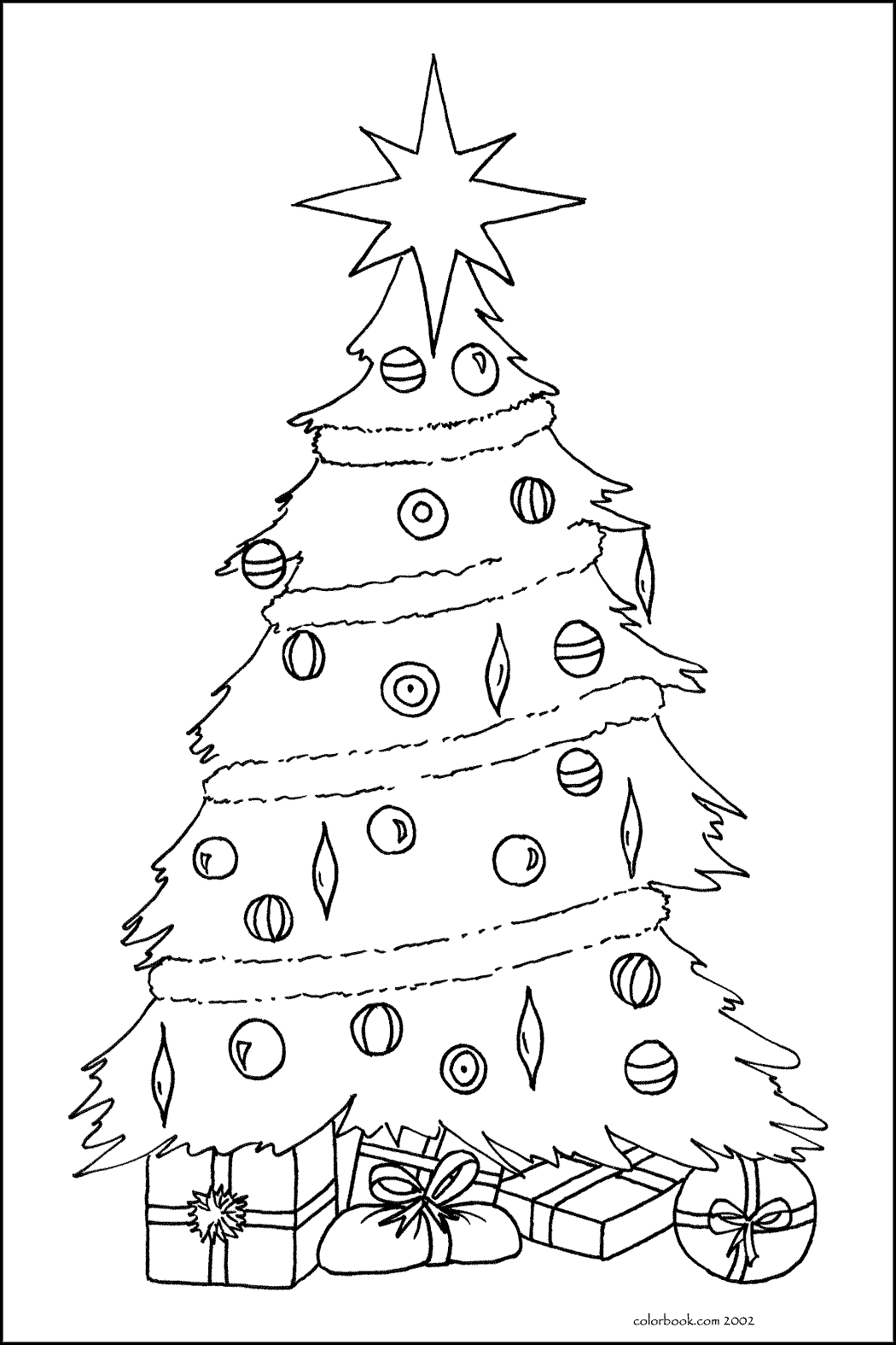 Christmas Tree Coloring Pages | Coloring Pages For Kids