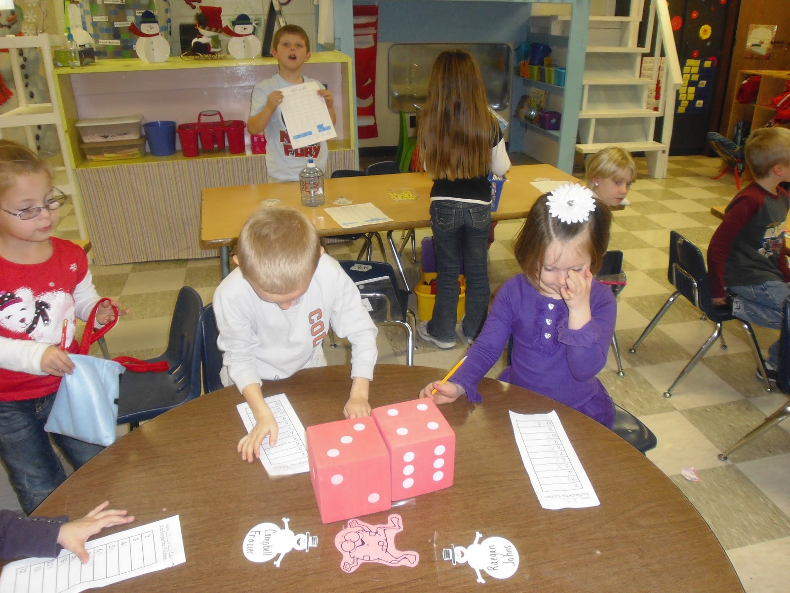 The Kindergarten Kaleidoscope: January Math Games
