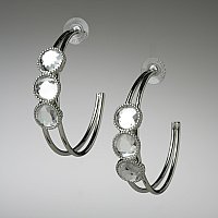 Hoop with stones